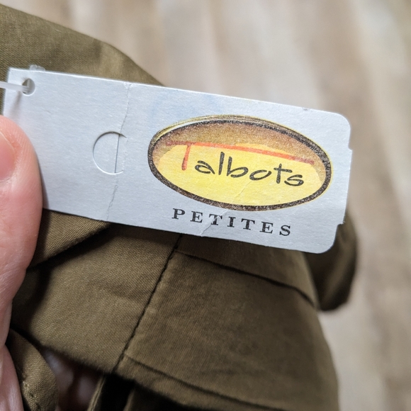 Talbots Petites Olive Green A line Skirt New with tags Size 12P - Picture 4 of 8